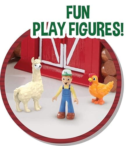 Lincoln Logs – Fun On The Farm - 102 Parts - Real Wood Logs - Ages 3+ thumbnail 7