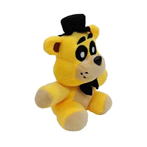 Golden Teddy Bear Plush Toy, Horror Game Characters Doll, Horror Movie All Character Stuffed Animal Doll Children's Gift Collection, (7 Inches) thumbnail 4