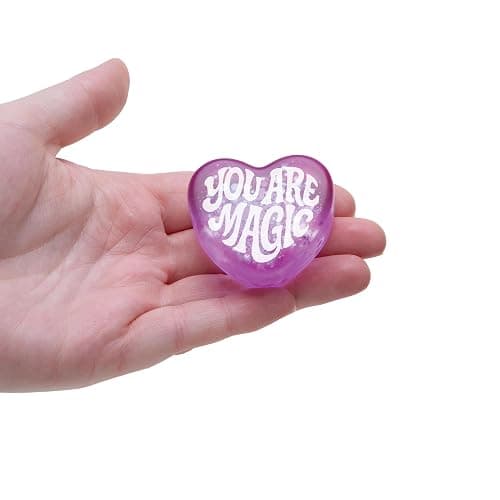 Schylling Needoh Teenie Sparkle Hearts - Sensory Squeeze Toy - Colors May Vary thumbnail 6
