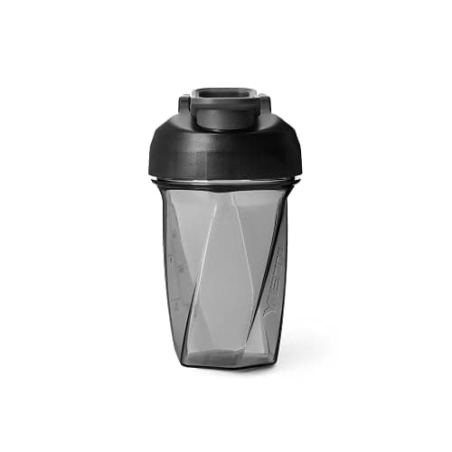 YETI Yonder Helimix Vortex Blender Shaker Bottle Holds up to 20oz | No Blending Ball or Whisk | USA Made | Portable Pre Workout Whey Protein Drink Shaker Cup | Dishwasher Safe, Charcoal - Image 1