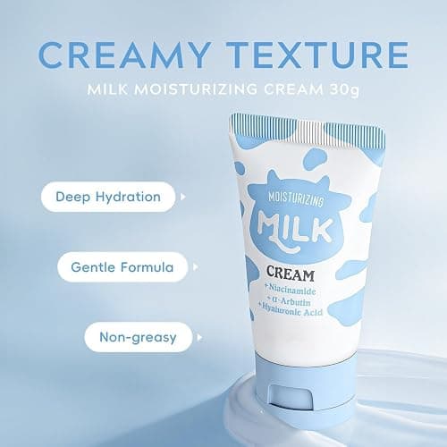 13Pcs Milk Skin Care for Kids - Milk Skincare for Teens 10-12 Cleaning & Hydrating & Nourish Skin, Kids Skin Care Set for Girls Ages 8-12 Ideal for Beginners - Beauty Gift Set for Women/Girls thumbnail 4