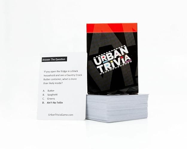 Urban Trivia Game - Card Game for The Culture! Fun Trivia on Black TV, Movies, Music, Sports, & Growing Up Black! Great Trivia for Adult Game Nights and Family Gatherings. thumbnail 6