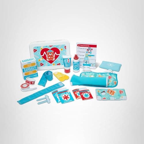 Melissa & Doug Get Well First Aid Kit Play Set – 25 Toy Pieces thumbnail 10