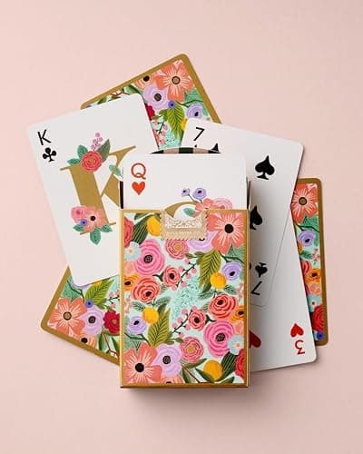 RIFLE PAPER CO. Garden Party Themed Playing Cards for Adults, Standard Deck of Cards for Card Games and Poker at Home or Party, Beautiful Printed Floral Design thumbnail 7