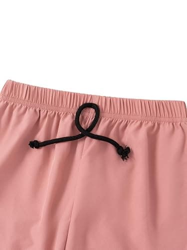 FRCLHWA Kids Toddler Girl Clothes Letter Print Graphic Top and Jogger Pants 2PC Summer Clothing Set - 11-12 Years - Black & Pink thumbnail 7
