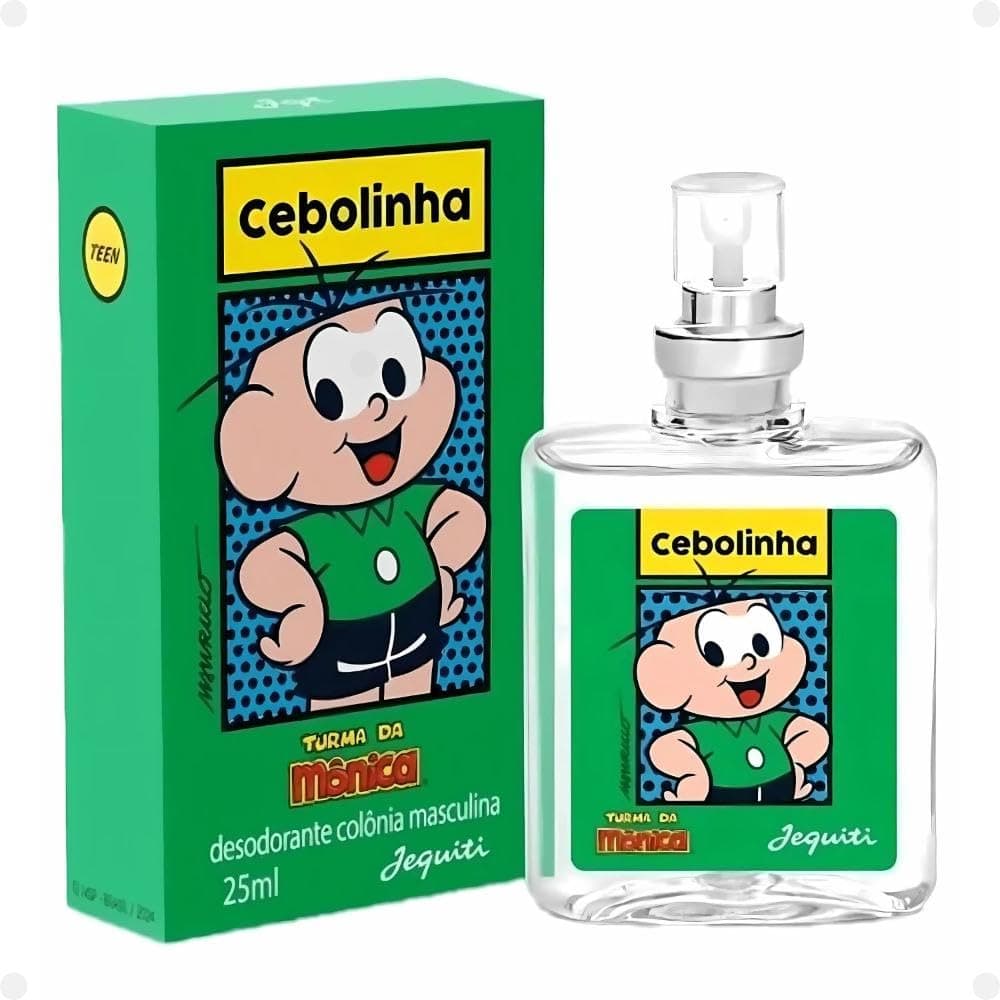 Colônia desodorante masculino teen Cebolinha Turma da Mônica 25ml em spray Jequiti - Image 1