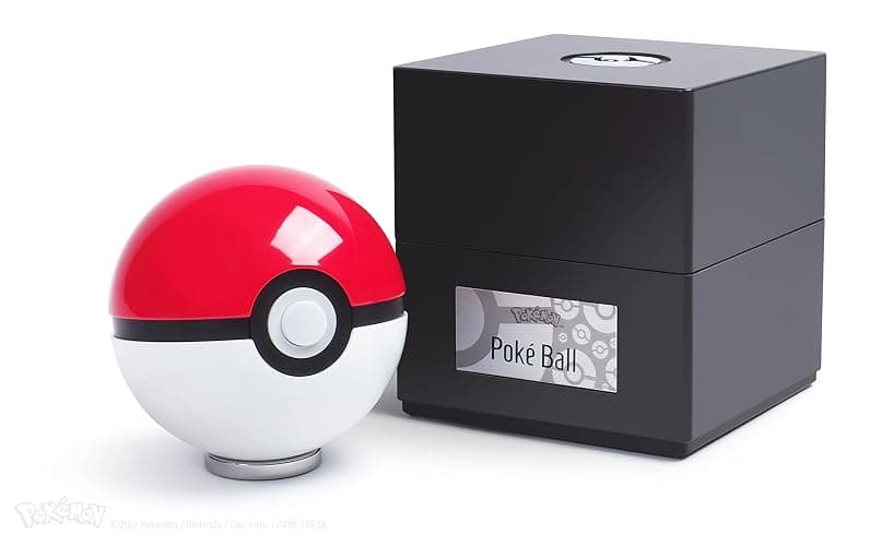 The Wand Company Original Poké Ball - Realistic, Electronic, Die-Cast Authentic Replica with Display Case Light Features – Officially Licensed by Pokémon thumbnail 5