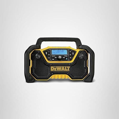 DEWALT 12V/20V MAX Portable Bluetooth Radio, Cordless, 100 ft Range, 3.5” Subwoofers, Jobsite (DCR028B) thumbnail 10