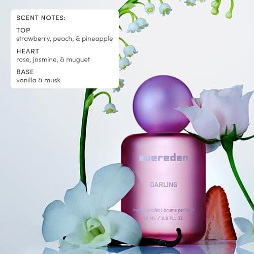 Evereden Fragrance Hair and Body Mist - Darling: Clean and Vegan Collectible Hair and Body Spray for Teen Girls - Amplify Your Self Expression with Iconic Scents in Aesthetic Bottles thumbnail 6