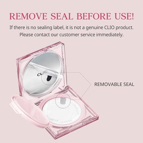 CLIO Kill Cover Mesh Glow Cushion Foundation ([Refill Included] 15g*2, 24W SAND), Glass Skin, Long-Lasting, Lightweight, Buildable Coverage, Glowy Skin Makeup thumbnail 7