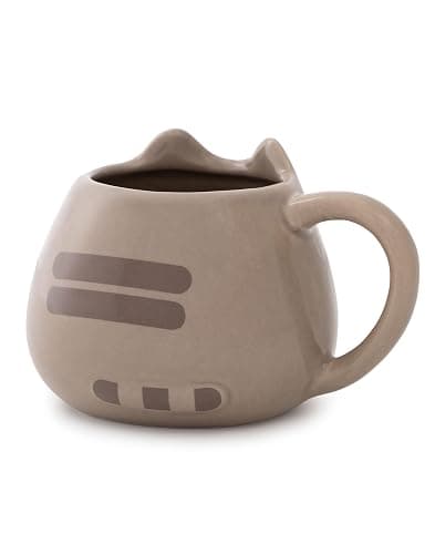 Pusheen the Cat Pusheen Womens Mug and Sock Set | Adults Graphic Print Calf Socks & Ceramic Mug in Pink & Brown | Ladies Tabby Cat with 3D Ears Hot Drinks Mug | Cartoon Comic Strip Merchandise Gift thumbnail 2
