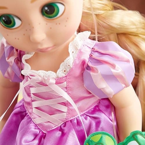 Disney Store Animators' Collection Rapunzel Doll, Tangled, 16 Inches, Includes Pascal with Molded Details, Fully Posable Toy in Satin Dress - Suitable for Ages 3+ Toy Figure thumbnail 9