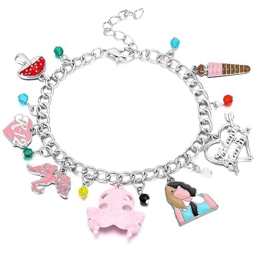 New 2025 Pink Crying K12 Charm Bracelet Melanie Martinez Portals Mask Pendant Jewelry Record Fashion Fans Gift Souvenir Accessories Decoration Jewelry Commemorative Accessories Trendy Best For Gift thumbnail 4