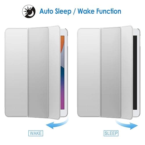 JETech Case for iPad 10.2-Inch (2021/2020/2019 Model, 9/8/7 Generation), Auto Wake/Sleep Cover (Silver) thumbnail 6