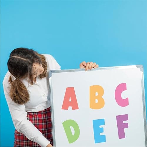 Bemeol 234 Pieces 4 Inch Bulletin Board Letters Alphabet Cutout Letter for Bulletin Board Display Home Classroom School Decor(Colorful) thumbnail 6
