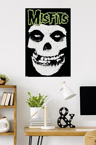 Misfits - Classic Fiend Splatter Wall Poster, 34L" x 22.4W", Unframed Version thumbnail 2