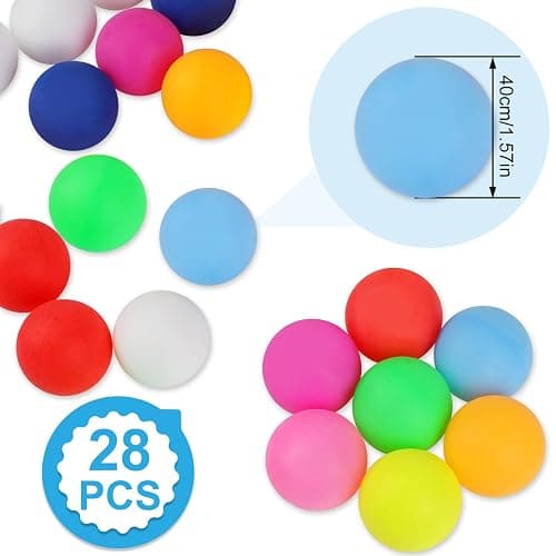 Guirnd 28 Pcs 40mm Ping Pong Balls for Table Tennis, Games, Arts, Kids, and Pet Toys thumbnail 2