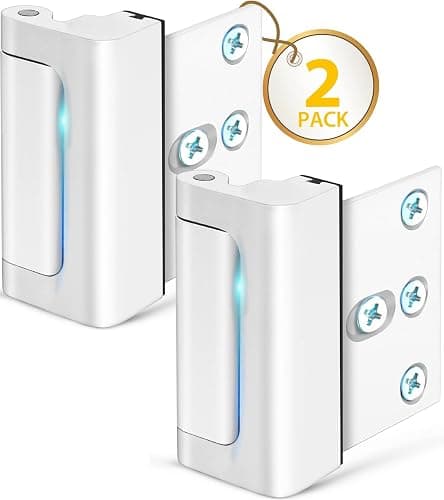 Home Security Door Lock Door Reinforcement Lock Door Locks for Kids Safety Flip Door Lock Latch Childproof Night Lock Door Security Front Door Child Safety Lock High Security Locks for Doors Inside thumbnail 8