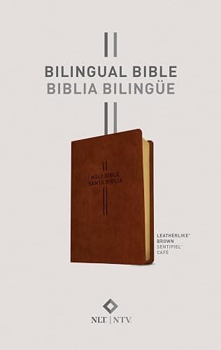 Bilingual Bible / Biblia bilingüe NLT/NTV (LeatherLike, Brown) thumbnail 5