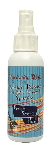Phoenix Rose Wrinkle Release and Static Removal Spray - Fresh Scent - 3 oz Spray Bottle - TSA Travel Compliant - (Pack of 2) - (Packaging may vary) thumbnail 7