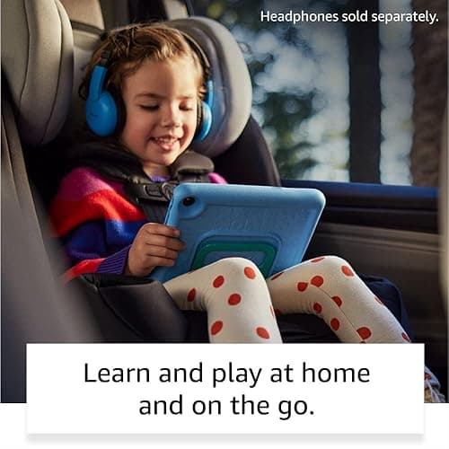 Amazon Fire 7 Kids tablet | 7" display, ages 3–7, includes ads-free books, games and videos that children love, parental controls, 10-hour battery, 32 GB - Fire 7 Kids tablet - 32 GB - Blue thumbnail 5