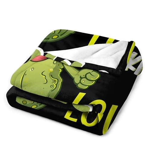 Pickle Blanket for Girls - 50x60 Inches Throw Size - Soft Fuzzy Plush Throws Gift - Colorful Funny Throw Blanket for Bed, Couch, Sofa thumbnail 8
