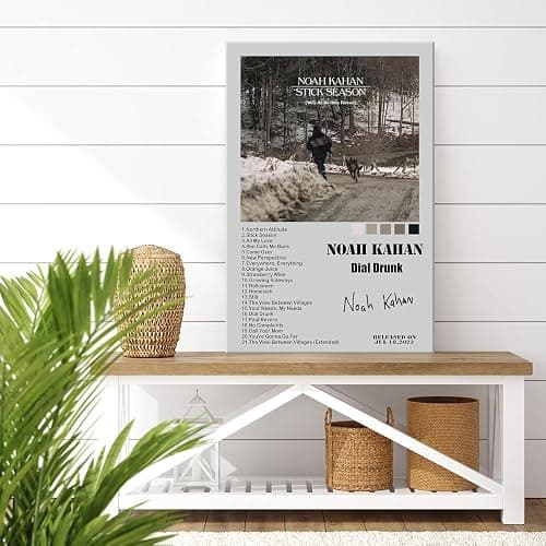 Gkaikpe Noah Kahan Poster Album Cover Poster Decorative Painting Canvas Wall Posters And Art Picture Print Modern Family Bedroom Decor Posters 12x16in Unframed thumbnail 2