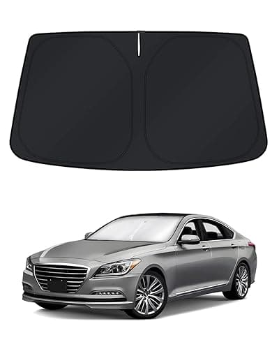 KUST Windshield Sun Shade for Hyundai Genesis 2015 2016 Window Shade Sun Visor Cover Foldable Blocks UV Rays Keep Your Car Cooler - Image 1