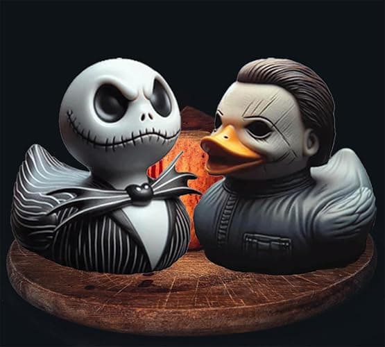 Generic Classic Horror Movie Character Duck, Halloween Horror Movie Duck, Office Desktop Car Dashboard Decoration (E) thumbnail 3