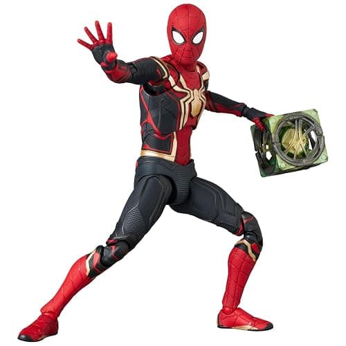 Medicom Toy MAFEX No.245 Spider-MAN Integrated Suit Action Figure Approx. 150mm (6 in) Non-Scale Fully Painted Marvel Collectible Figure thumbnail 9