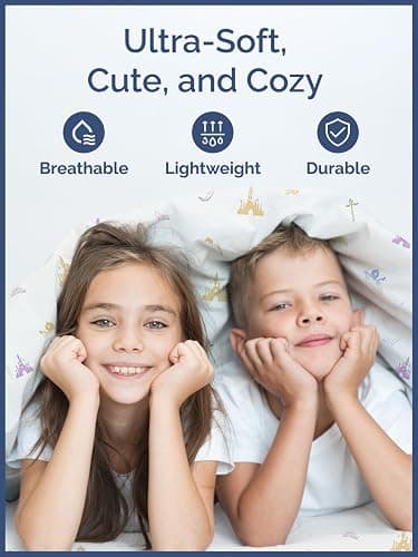 Kids Princess Twin 3 Piece Sheet Set - Boys, Girls, Teens, Toddler - Easy Fit Deep Pockets - Breathable, Hotel Quality Bedding Sheets - Machine Washable - Wrinkle Free - Cute, Cozy, Soft - CGK Linens thumbnail 3