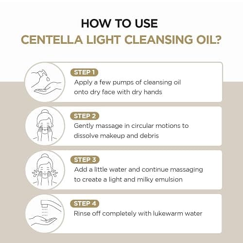 SKIN1004 Madagascar Centella Light Cleansing Oil 6.76 fl.oz, 200ml | Gentle Oil Cleanser for Face, Korean Facial Cleanser, Double Cleansing thumbnail 7