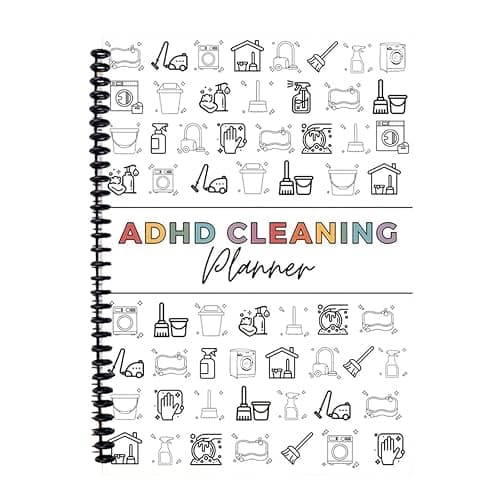 Cleaning Planner, Household Cleaning Schedule and Checklist Organizer, Daily, Weekly and Monthly Yearly Cleaning Checklist - Image 1