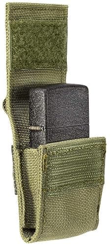 Zippo OD Green Tactical Pouch and Black Crackle Windproof Lighter Gift Set thumbnail 5