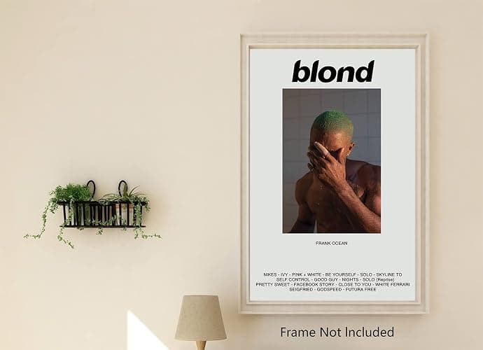 Frank Ocean Blond Wall Decor Poster 12x18 thumbnail 2