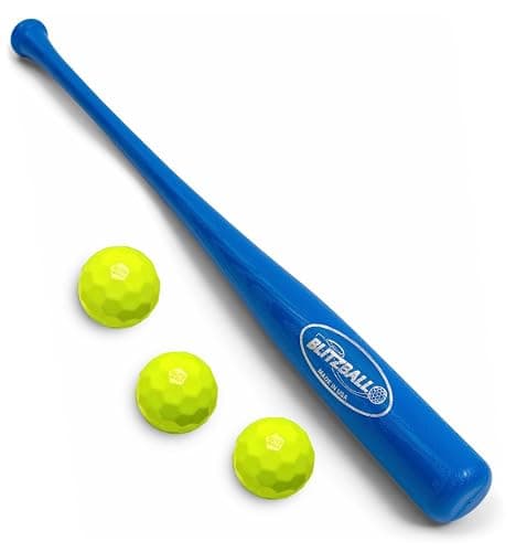 BLITZBALL Starter Pack - Includes (3) Official Brand Balls & (1) Power Bat - Made in USA - Image 1