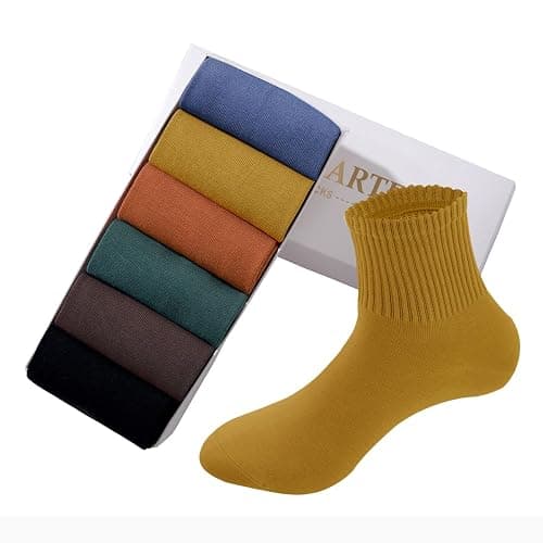 MAGIARTE Womens Mini Crew Ankle Socks Athletic Casual Cotton Socks for Women thumbnail 5