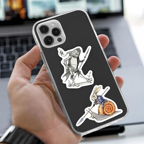 50 Pcs Medieval Creatures Stickers – Vintage Fantasy Mythical Monster Decals for Scrapbooking, Journaling, Laptops, Gothic Aesthetic, Medieval Art Vinyl Sticker Pack thumbnail 5