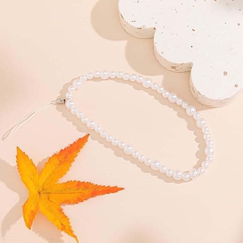 Staqlo Beaded Phone Charm Lanyard Strap Girly Style Fixed Beads Pearl Lanyards - PH-fb-3 thumbnail 6