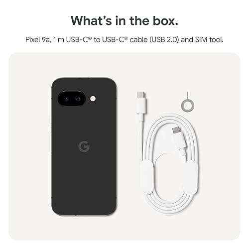 Google Pixel 9a – Unlocked Android Smartphone with AI Camera, All-day Battery and Powerful Security – Obsidian, 128GB | Google thumbnail 6