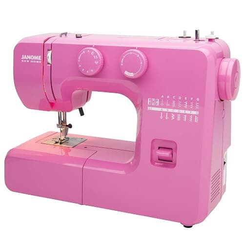Janome Pink Sorbet Easy-to-Use Sewing Machine with Interior Metal Frame, Bobbin Diagram, Tutorial Videos, Made with Beginners in Mind! thumbnail 4