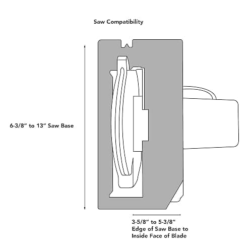 Milescraft 1409 Track Saw Guide - Universal for 7-1/4" Circular Saws, 50" Cutting Range, 2" Depth, Aluminum thumbnail 8