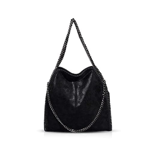 ZIYUEZIKUN Umhängetaschen für Frauen Damen Kette Umhängetasche Kettentasche Taschen für Damen Casual Handtasche große Hobo Schultertasche - Image 1
