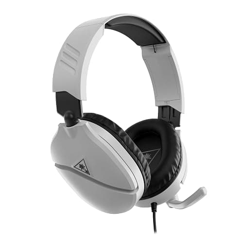 Turtle Beach Recon 70 Wired Multiplatform Gaming Headset for PS5, PC, Xbox | PlayStation, PS4, Xbox Series X|S, Xbox One, Mobile, Flip-to-Mute Mic, 40mm Speakers, Lightweight, Soft Earpads, White thumbnail 3