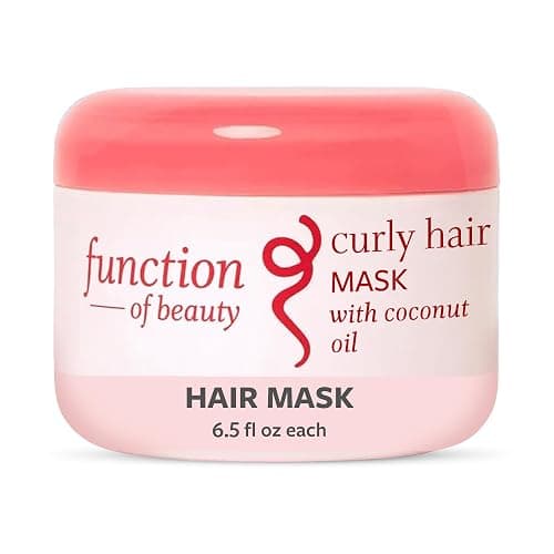 Function of Beauty Deep Conditioner Curly Hair Mask - Anti-Frizz, 1-Pack | Moisturizing Hair Care with Coconut Oil - Deeply Conditions - Curly Hair Products for Smooth Natural Curls & Bounce - Image 1