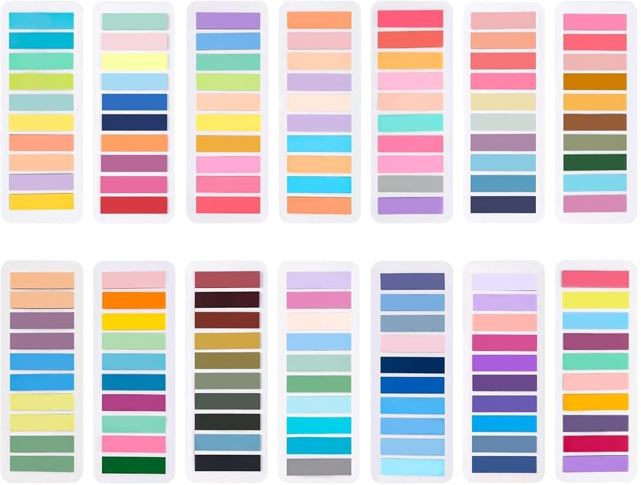 2800 pcs Marcadores Adhesivos, Etiquetas de color, Multifuncional Handy Post it, Pegatinas de conveniencia, Notas Destacadas Autoadhesivas para Anotar Libros y Mantener la Escritura Ordenada - Image 1