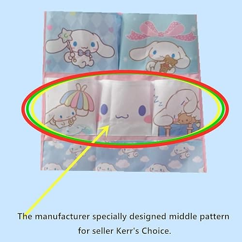 Kerr's Choice Wall Door Closet Hanging Storage Bag Cute Wall Bag Cute Nursery Room Decor Room Storage Gift for Girls Women thumbnail 3