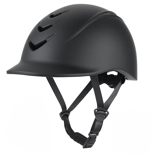 Adult Horse Riding Helmet Adjustable Vented Men Women 22"-24"/56-61cm | ASTM F1163-23 Certified, Adjustable Fit, Vented Construction, Washable Liner, Lightweight Build - Image 1