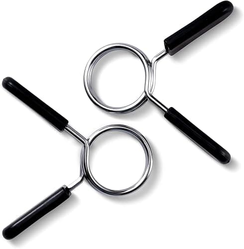 MuscleForge Pinces à Ressort 25/28/30 mm – Lot 2 Colliers haltères, Barres – Stop Disque – Montage Rapide, Changement Charge, Maintien sûr – Prise antidérapante, sécurité séance, Home Gym, Durable thumbnail 7