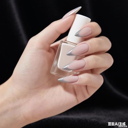 RIKWOG Almond Gel Nail Tips, 600PCS Pre - Etched Clear Fake Nails, 10 Sizes Full Cover Soft Acrylic Press - On Nail Extensions, No C Curve, DIY Manicure at Home thumbnail 4